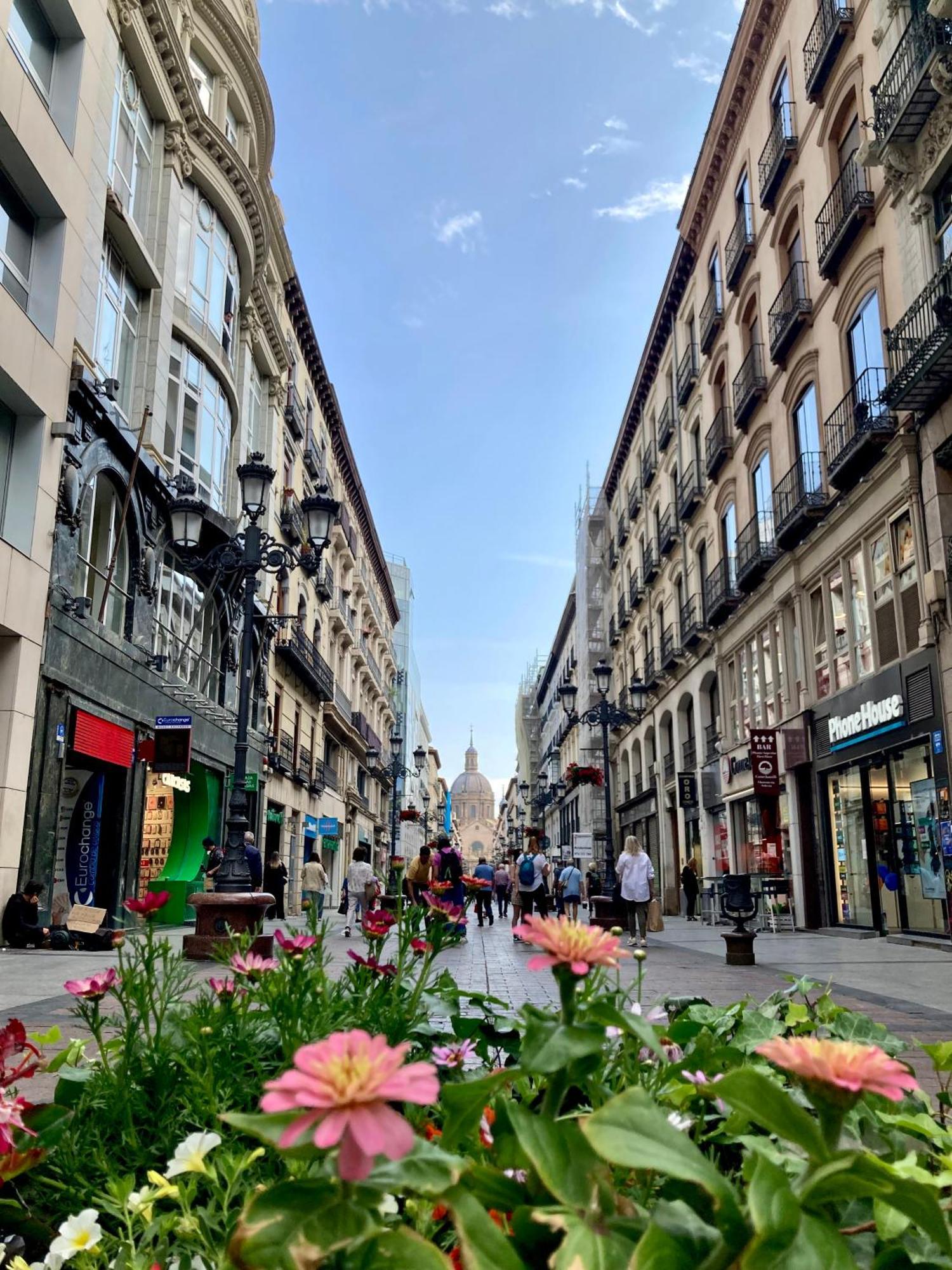 Apartamento centro con parking privado Zaragoza Exterior foto